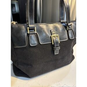 Vintage Etienne Aigner Leather black‎ Purse Handbag tote classic